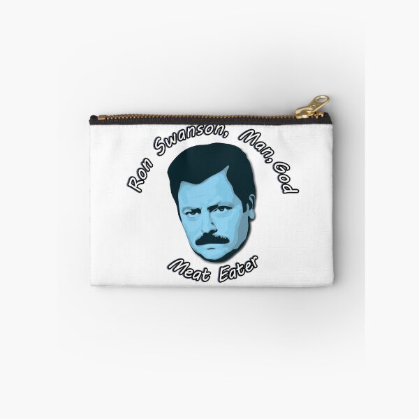 Item preview, Ron Swanson, man, God, meat eater! (Transparent background) designed and sold by PicsByTony.