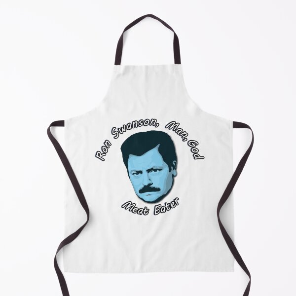 Item preview, Ron Swanson, man, God, meat eater! (Transparent background) designed and sold by PicsByTony.