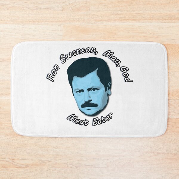 Item preview, Ron Swanson, man, God, meat eater! (Transparent background) designed and sold by PicsByTony.