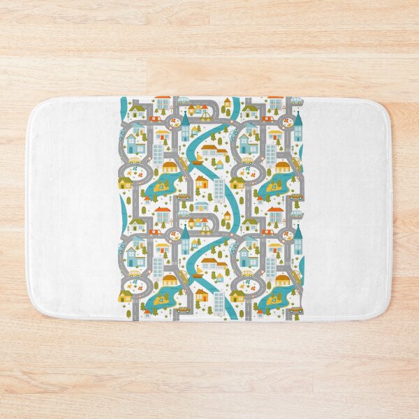 Item preview, Play Cars On Dad's Back Mat Road Car Race Track designed and sold by 365CarMods Official.