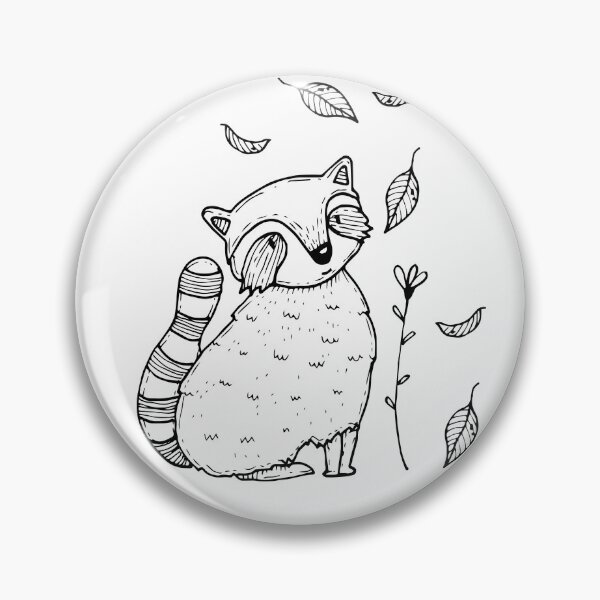 Artikelvorschau, Raccoon Illustration entworfen und verkauft von MPAUSHOP.