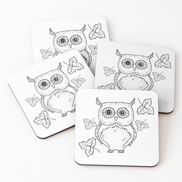 Artikelvorschau, Owl Illustration entworfen und verkauft von MPAUSHOP.