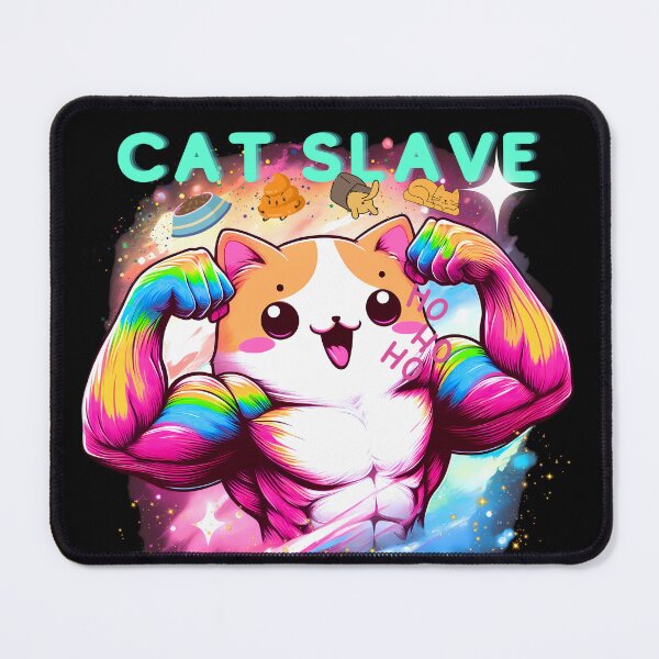 Item preview, Cat slave - The Muscular cat - cat meme designed and sold by mamacub.