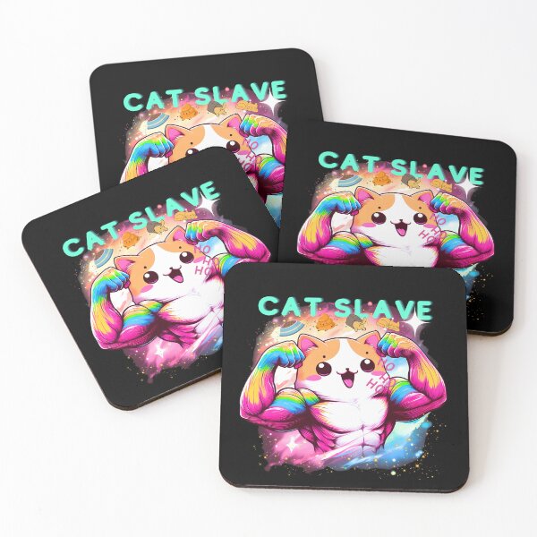 Item preview, Cat slave - The Muscular cat - cat meme designed and sold by mamacub.
