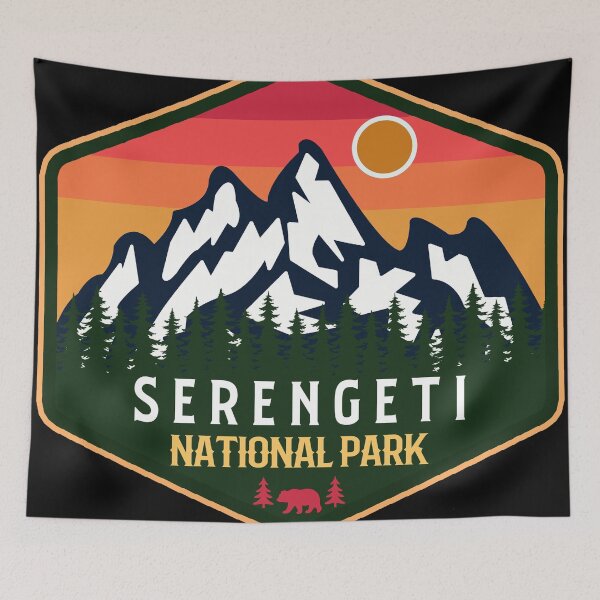 Item preview, Serengeti National Park designed and sold by nature-space.