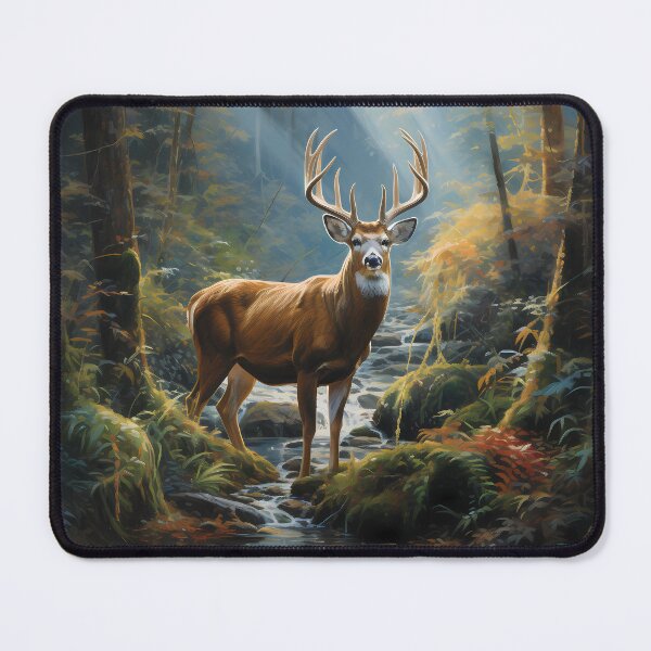 Item preview, Buck Deer in the Woods designed and sold by Lumora.Studio.