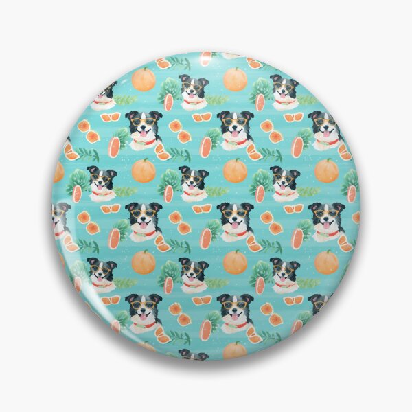 Item preview, Sunny Tails: Whimsical Watercolor Patterns with Adorable Dogs in Summer designed and sold by qoodesignstudio.