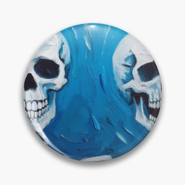 Item preview, Two joyful skeletons, a stoic oil painting designed and sold by Andreja's shop.