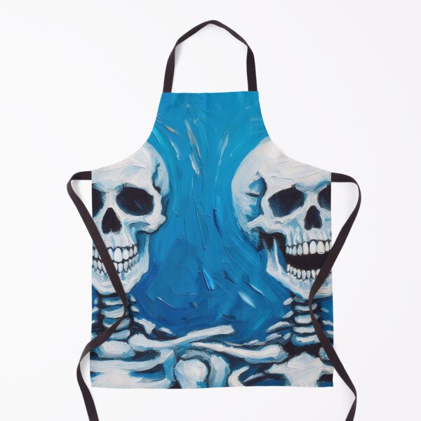 Item preview, Two joyful skeletons, a stoic oil painting designed and sold by Andreja's shop.
