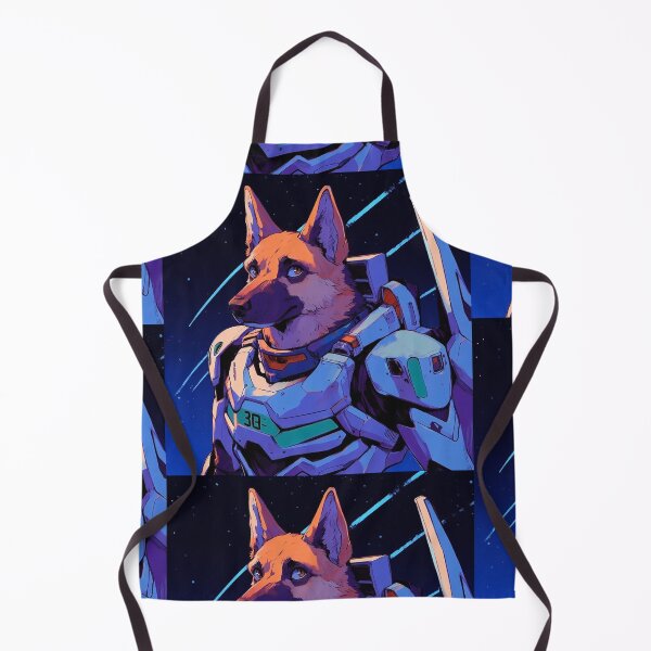 Item preview, German Shepherd Eva Space Pilot - Shooting Stars designed and sold by DigitalMarble.