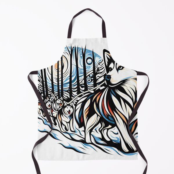 Item preview, Siberian Husky's Snowy Expedition designed and sold by Wonderall.