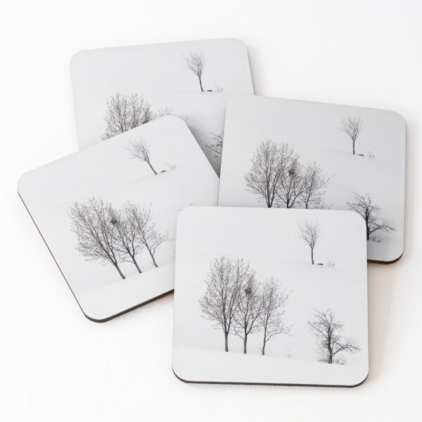 Item preview, Trees on snow covered hills in winter designed and sold by stevanovicigor.