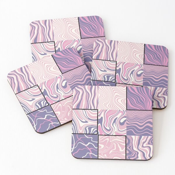 Item preview, Pink Contour repeating abstract pattern designed and sold by ModernAndFunky.