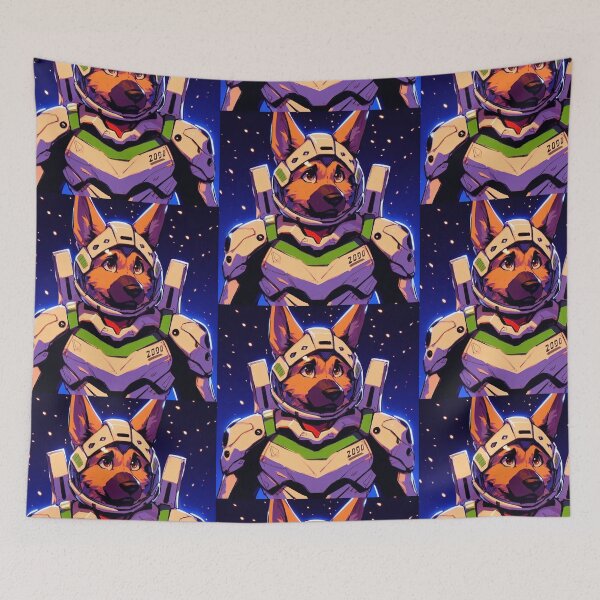 Item preview, German Shepherd Eva Space Pilot - Buzz designed and sold by DigitalMarble.