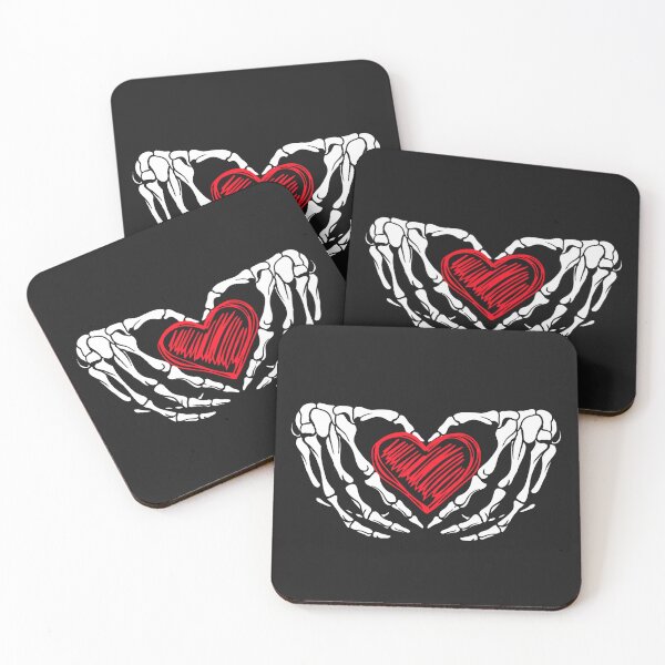 Item preview, Skeleton hands with heart designed and sold by SabatStudio.