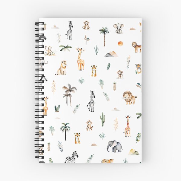 Item preview, charming and adorable baby safari animal pattern for baby products designed and sold by BCArtStudio04.
