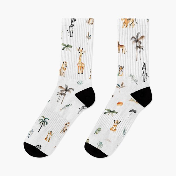 Item preview, charming and adorable baby safari animal pattern for baby products designed and sold by BCArtStudio04.