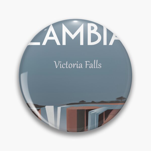 Item preview, Zambia africa  Victoria falls travel poster designed and sold by Arctic frame studio.