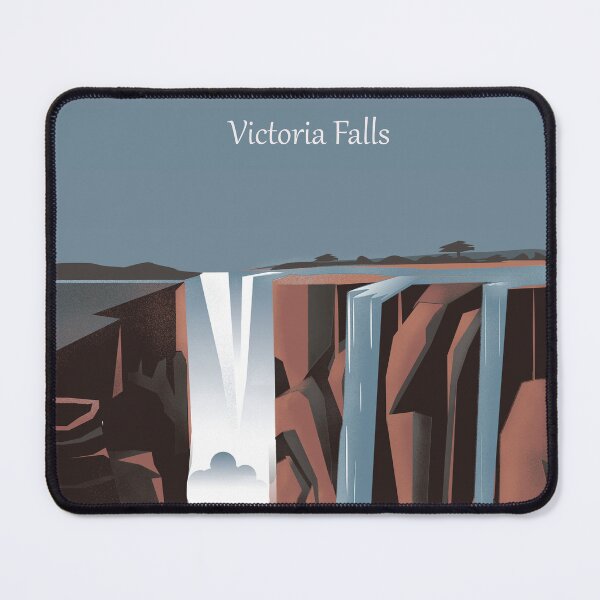 Item preview, Zambia africa Victoria falls travel poster designed and sold by Arctic frame studio.