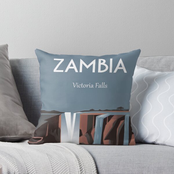 Item preview, Zambia africa  Victoria falls travel poster designed and sold by Arctic frame studio.