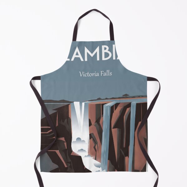 Item preview, Zambia africa Victoria falls travel poster designed and sold by Arctic frame studio.