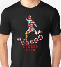 Russland 2018 World Cup - Fußball qualifizierte Mannschaft Unisex T-Shirt