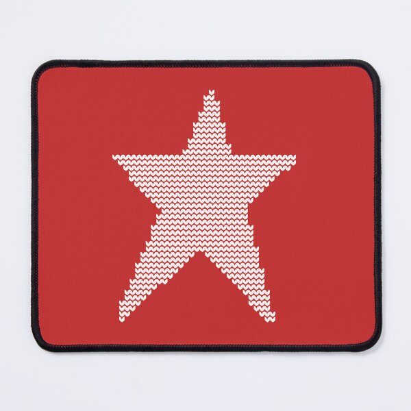 Item preview, White Christmas Star on Red Knitted Sweater Style designed and sold by ellenhenry.