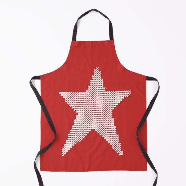 Item preview, White Christmas Star on Red Knitted Sweater Style designed and sold by ellenhenry.