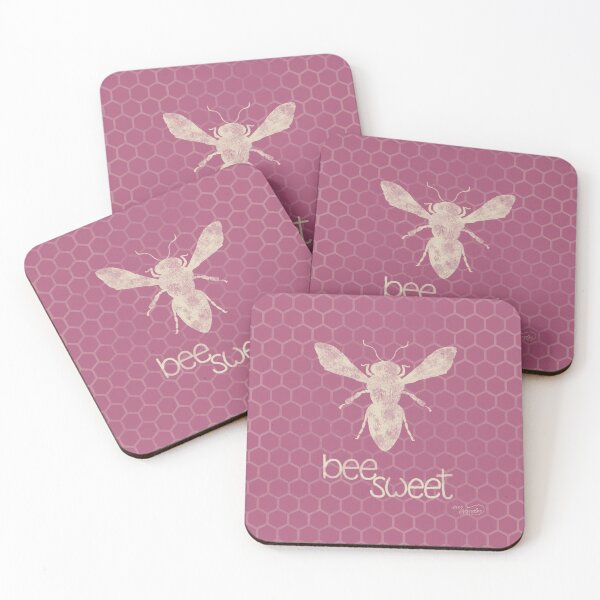 Item preview, Honey Bee Sweet pink designed and sold by Ella Scott.