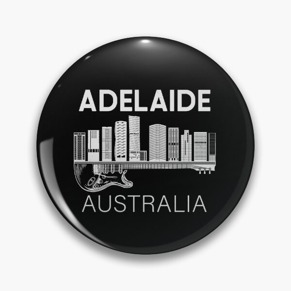 Artikelvorschau, Adelaide Australien Souvenir Gitarrenmusik Adelaide entworfen und verkauft von DSWShirts.