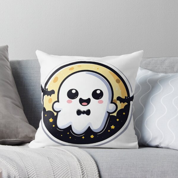 Item preview, Ghostly Grin: Cute Ghost Sticker designed and sold by CvividVerse.
