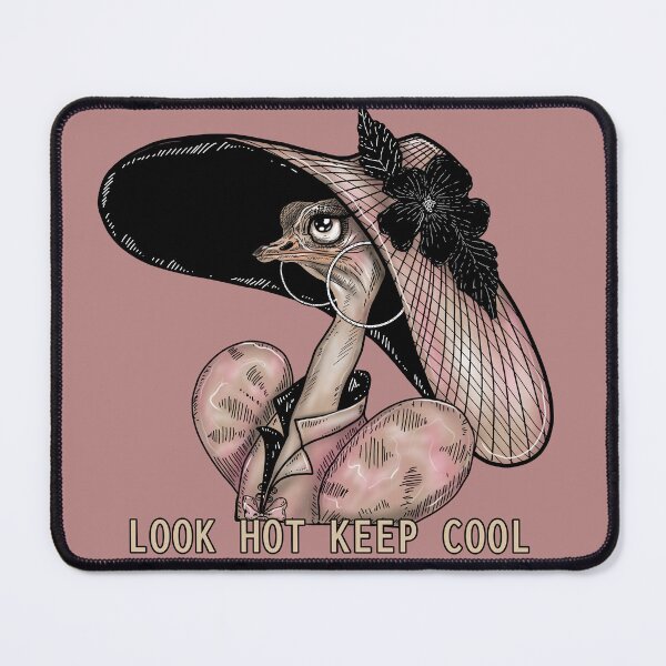 Item preview, Look hot keep cool cute ostrich. vintage style designed and sold by La Loca.