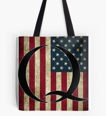 Q QANON AMERICA USA - WHERE WE GO ONE Tote Bag