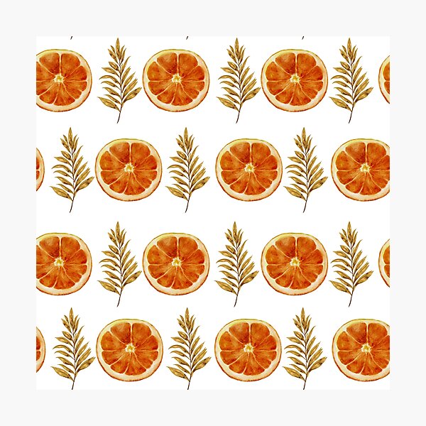 Item preview, Rustic Citrus Seamless Pattern   designed and sold by Hawa Shama.
