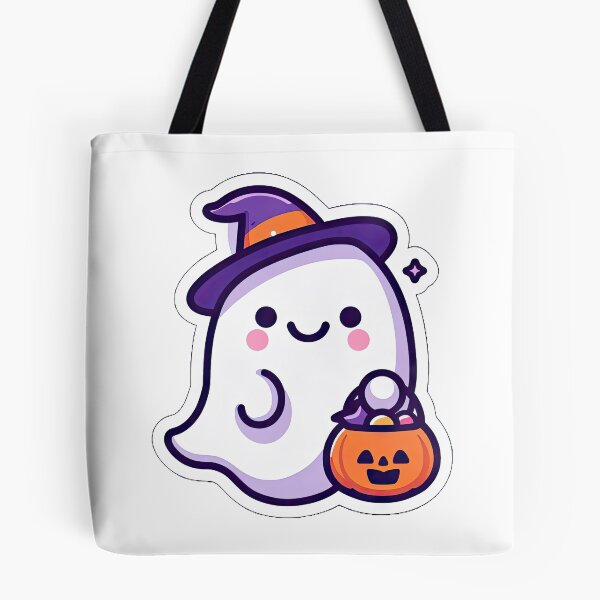 Item preview, Boo-tiful Smile: Cute Ghost Sticker designed and sold by CvividVerse.