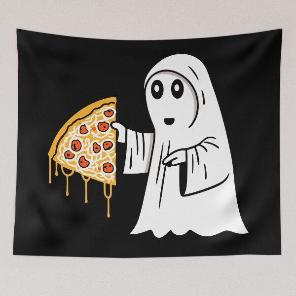 Item preview, Ghost Eating Pizza designed and sold by TheHellSong.