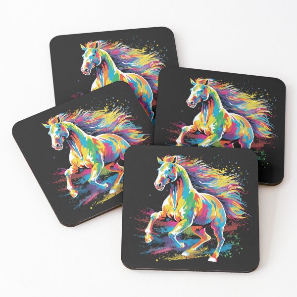 Item preview, Art horse abstract colorful designed and sold by Andrea-Design.