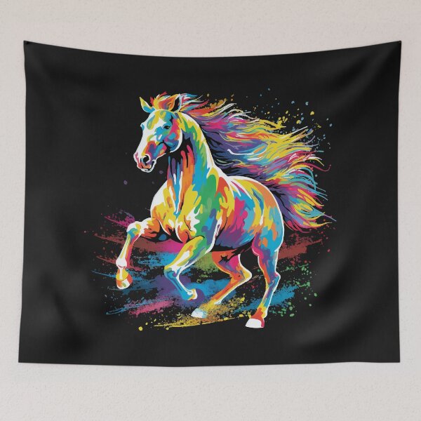 Item preview, Art horse abstract colorful designed and sold by Andrea-Design.