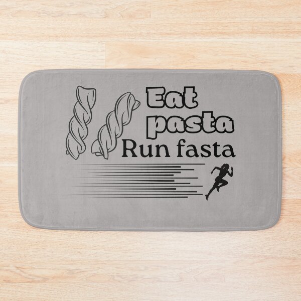Item preview, Eat Pasta Run Fasta design, a perfect Gift for pasta and running lovers designed and sold by Martisja.