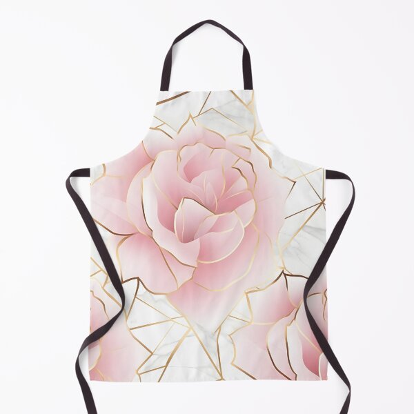 Item preview, Patrón sin costuras rosa cuarzo rosa con línea dorada designed and sold by aiartbay.
