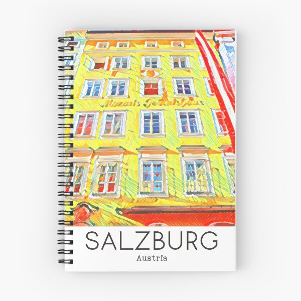 Item preview, A Vintage Travel Illustration of Salzburg - Austria  designed and sold by GoodOldVintage.