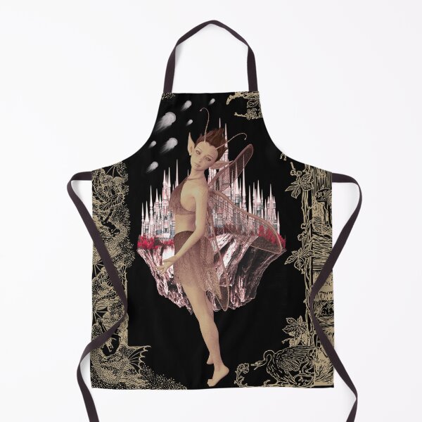 Item preview, Fairy rising towards magic castle designed and sold by HelenGie.
