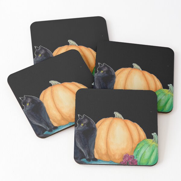 Item preview, Cat and Pumpkins designed and sold by KatapillaGirl.