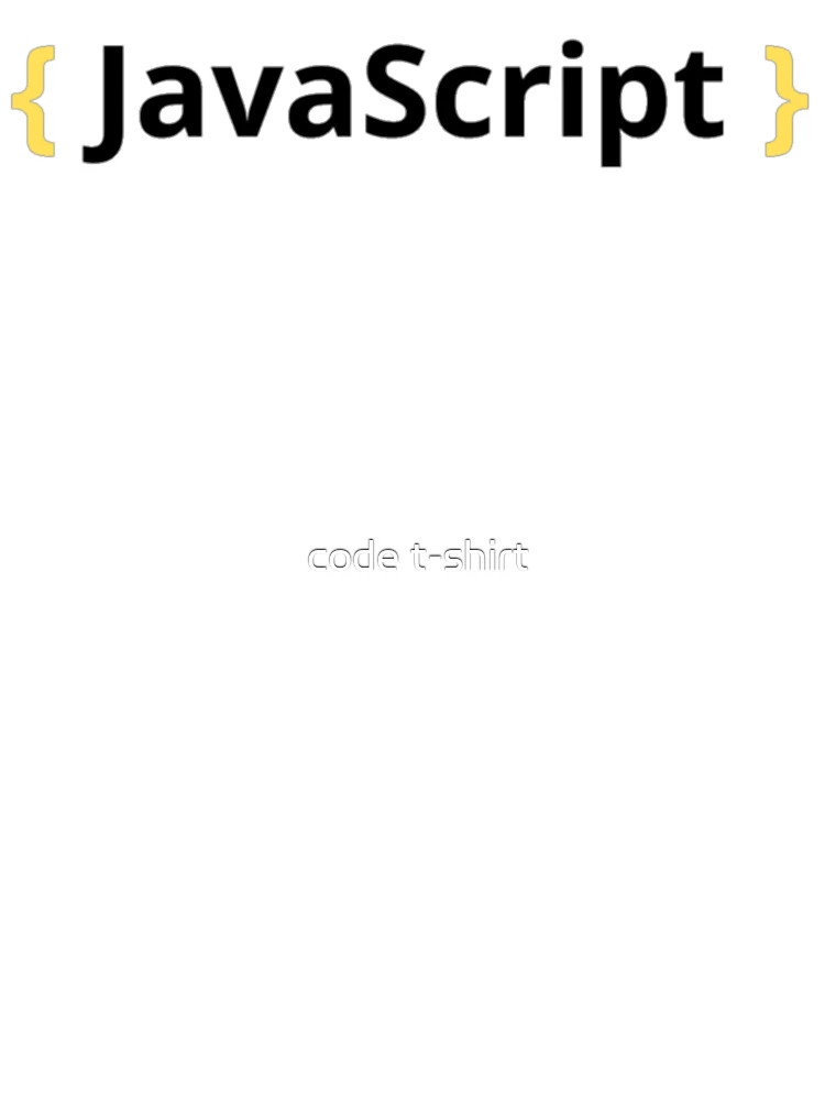 Thumbnail 4 of 4, Boxy T-Shirt, JavaScript programming language logo designed and sold by code t-shirt.