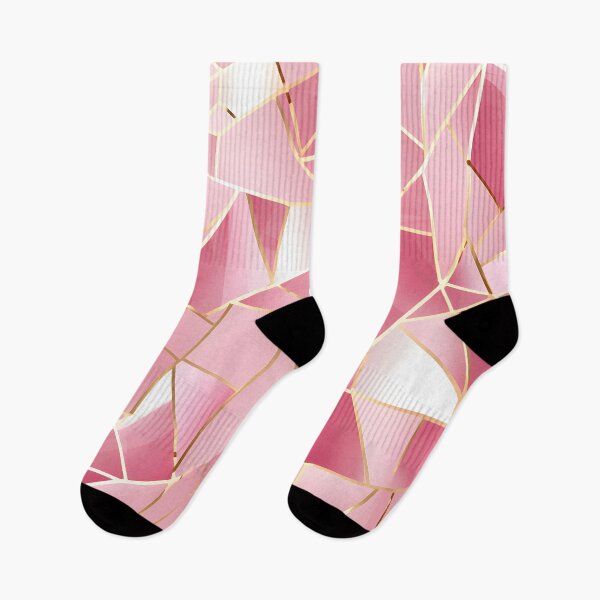Item preview,   Rose Quartz Pink with Seamless Gold Lines designed and sold by aiartbay.