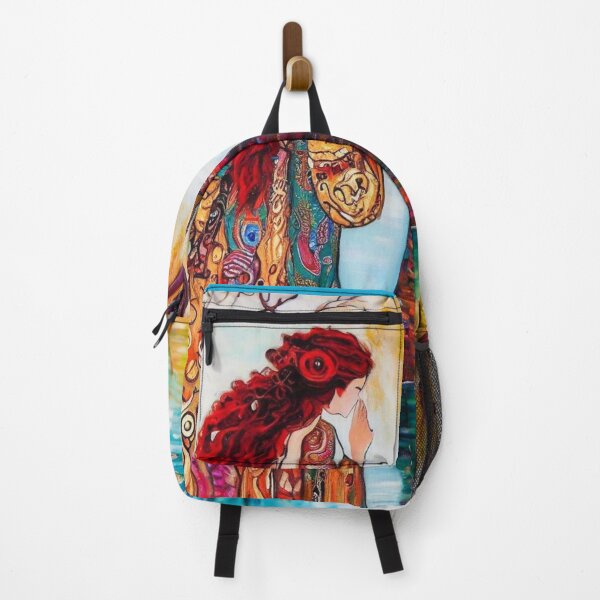 Item preview, Gorgeous redhead, boho woman near the water. High quality boho art  designed and sold by CristalleLisa.