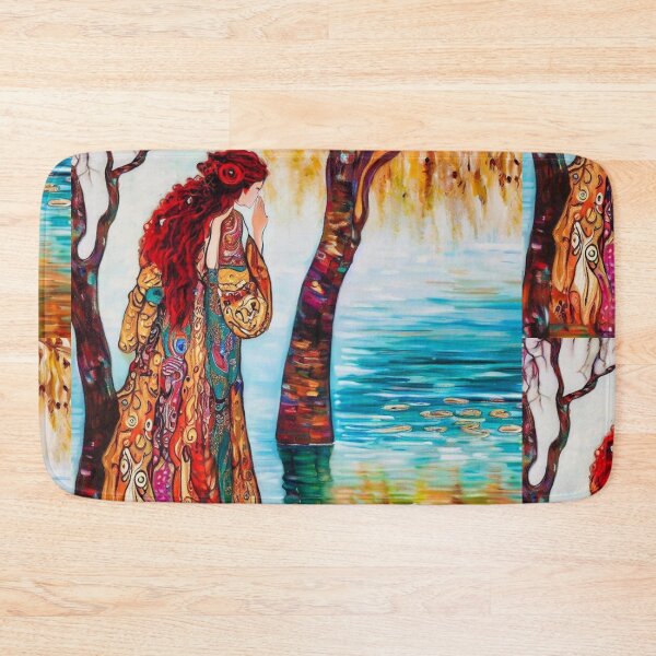 Item preview, Gorgeous redhead, boho woman near the water. High quality boho art  designed and sold by CristalleLisa.