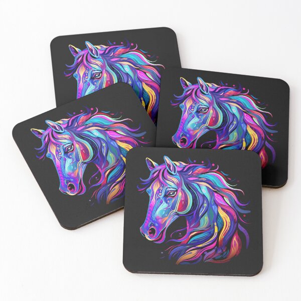 Item preview, Art horse portrait colorful designed and sold by Andrea-Design.