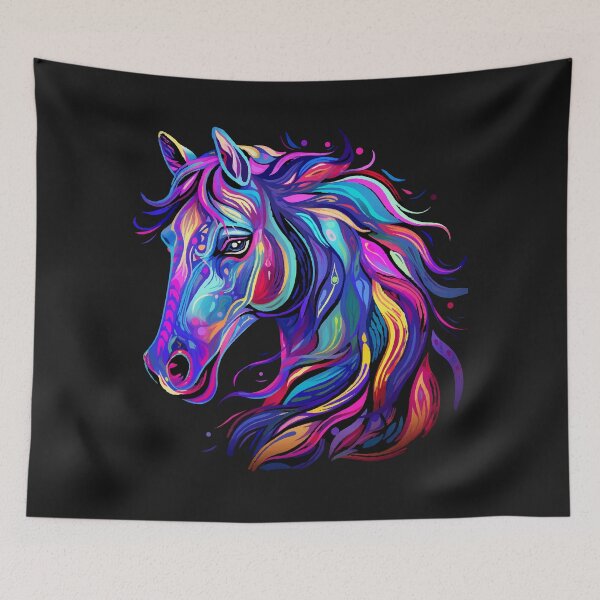 Item preview, Art horse portrait colorful designed and sold by Andrea-Design.
