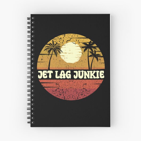 Item preview, Jet Lag Junkie: Retro Beach Vibes - Vintage Sunset Design designed and sold by Sun Sand & Sea Art.